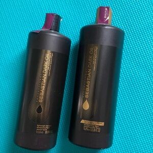 L@@K! New 33.8FL OZ Professional Sebastian Dark Oil Shampoo & Conditioner
